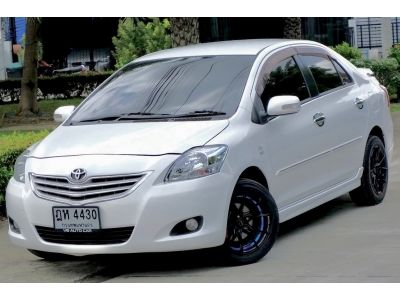 Toyota vios 1.5E  ออโต้ เบนซิน ปี2010 สีขาว ฟรีดาวน์